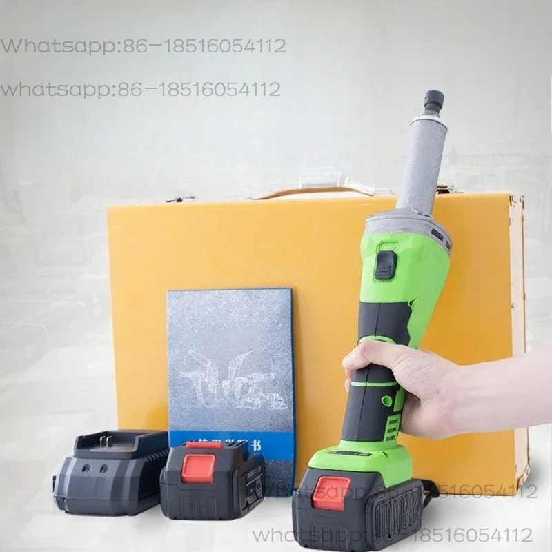 21V rechargeable electric grinding 6mm grinder engraving machine, high-power brushless lithium battery electric grinding