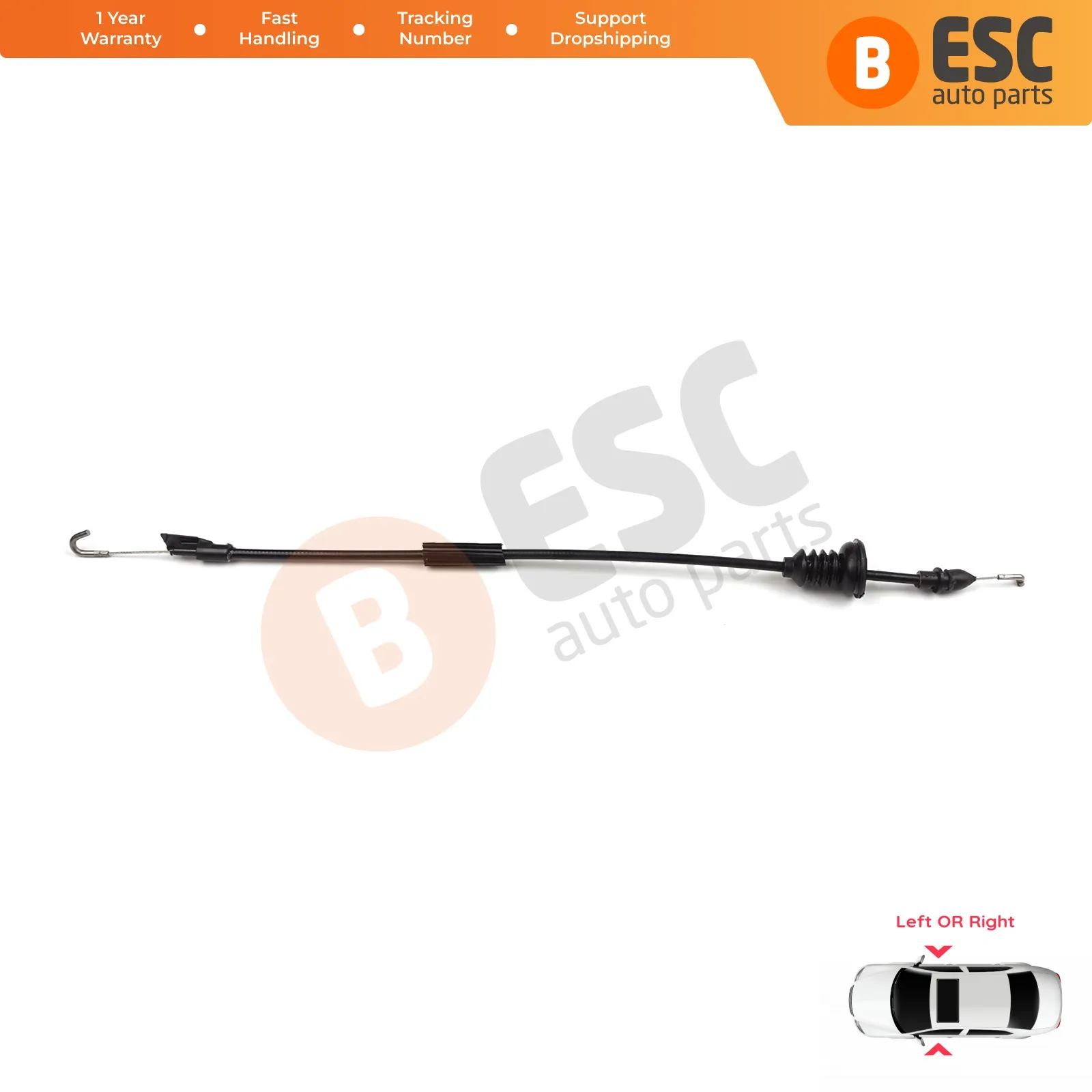 ESC Auto Parts EDP68 Inner Door Release Locking Latch Bowden Cable Front 5P08370858 for Seat Cordoba Toledo MK2 Ship From Turkey