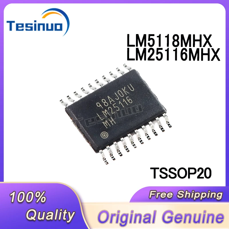 

5/PCS New Original LM25116MHX LM25116MH LM25116 LM5118MHX LM5118MH TSSOP20 In Stock