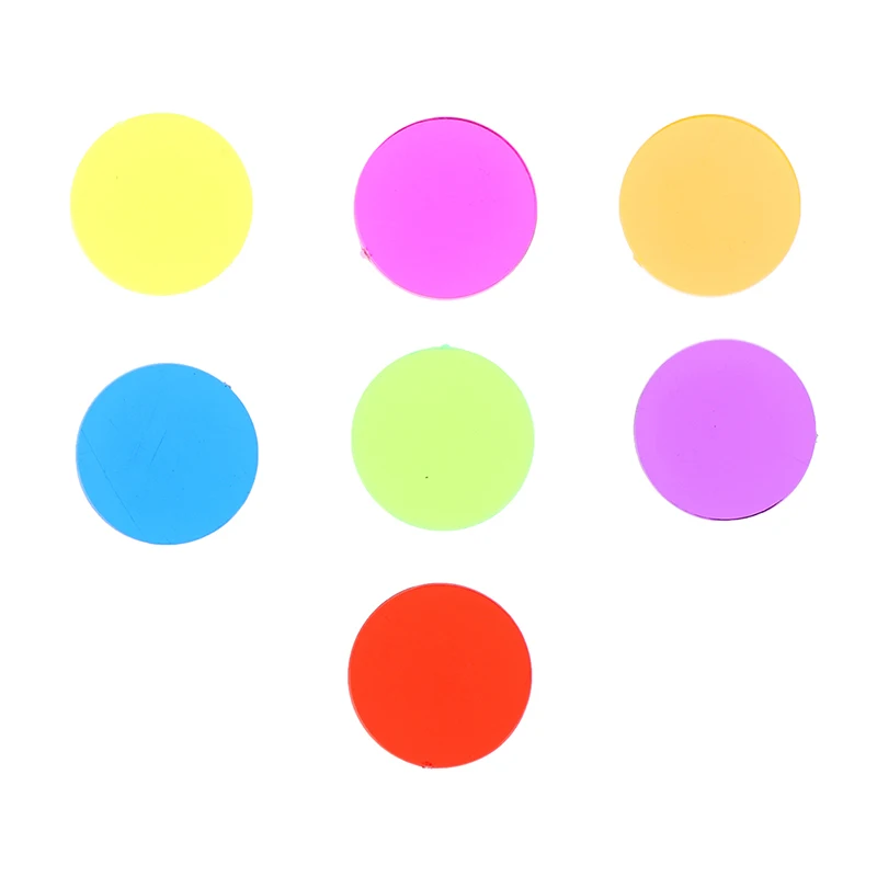 100/50pcs Montessori Education Math Toys Learning Resources Color Bingo Chip Supplies 15mm