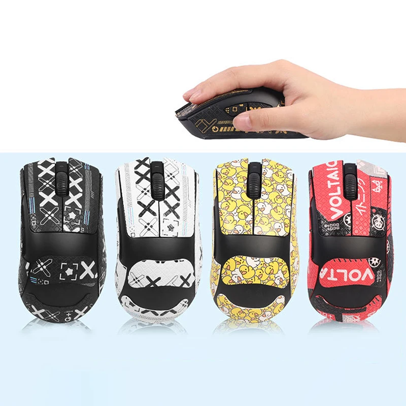 Handmade Mouse Grip Tape Skate Sticker Non Slip Suck Sweat Mouse Anti-Slip Sticker For RAZER DEATHADDER V3 PRO Mouse Accessories