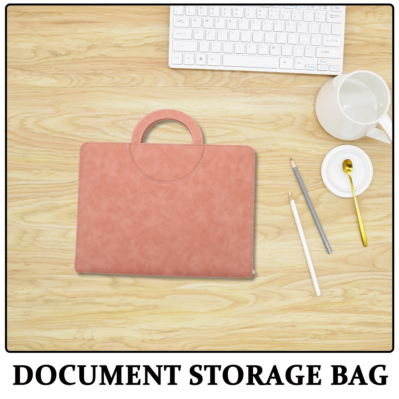 منظم تخزين المستندات مقاس A4 بسحاب للإغلاق من البولي يوريثان بحجم صغير لشهادة الزواج لبطاقة جواز السفر #2