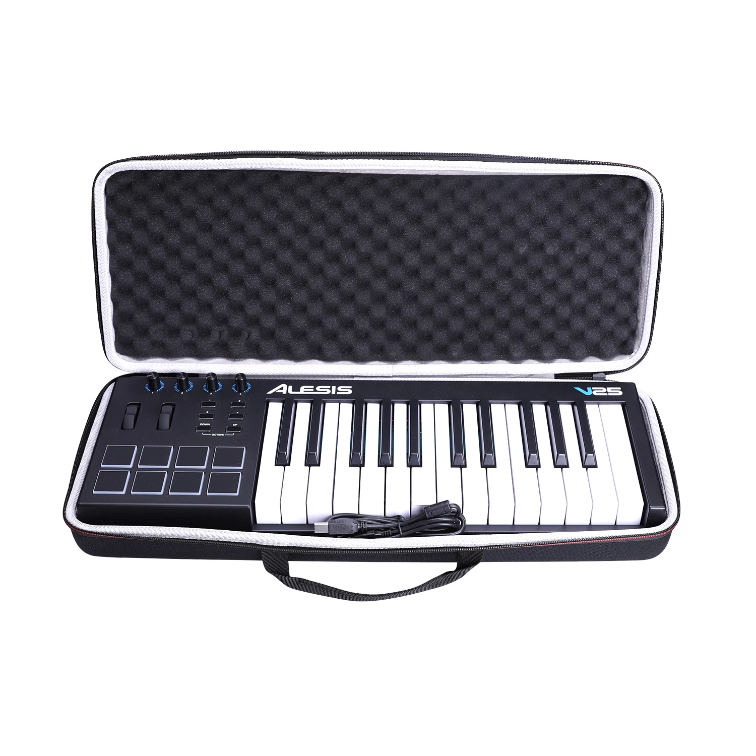 

LTGEM eva Hard Case for Alesis V25 25 Key MIDI Keyboard Controller Storage Bag(only case)