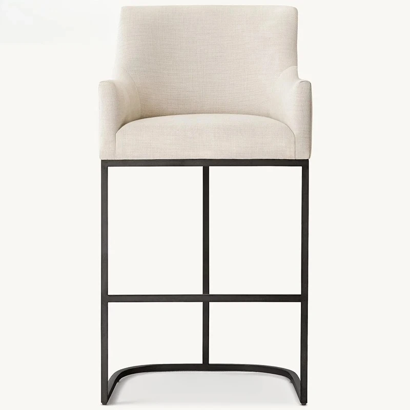 bar Chair Home simple back high stool island dining chair Bar chair stool