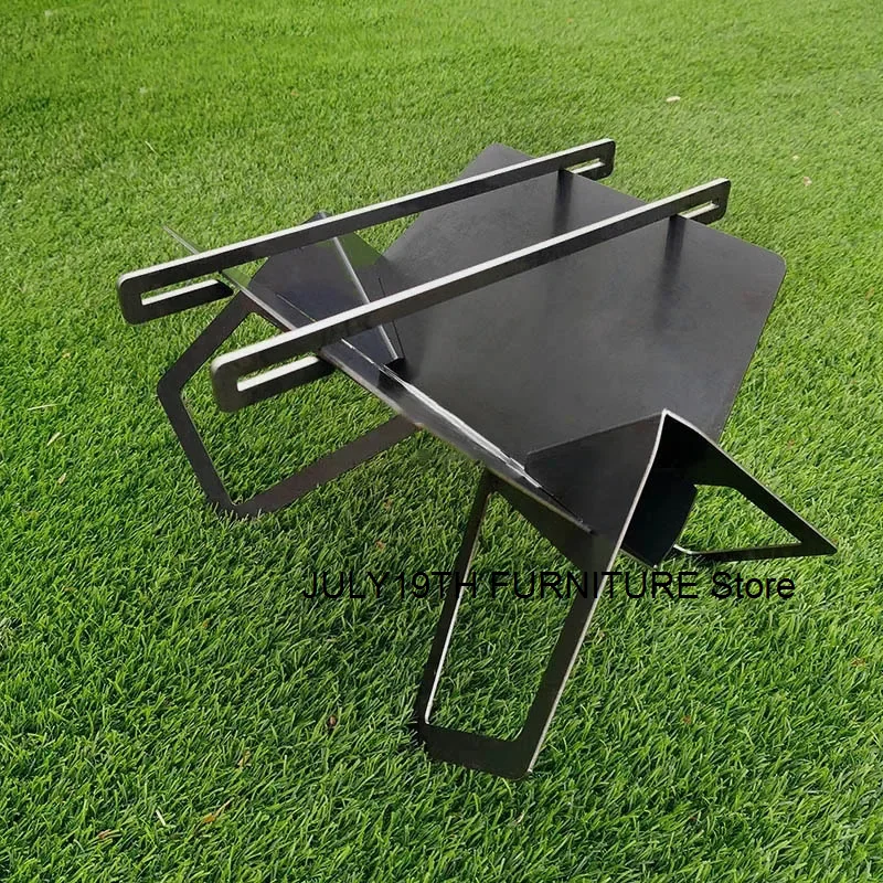 

Outdoor Small Portable Fire Pits Portable Grill Stand Bonfire Rack Modern Household Garden Brazier Simple Barbecue Camping Stove