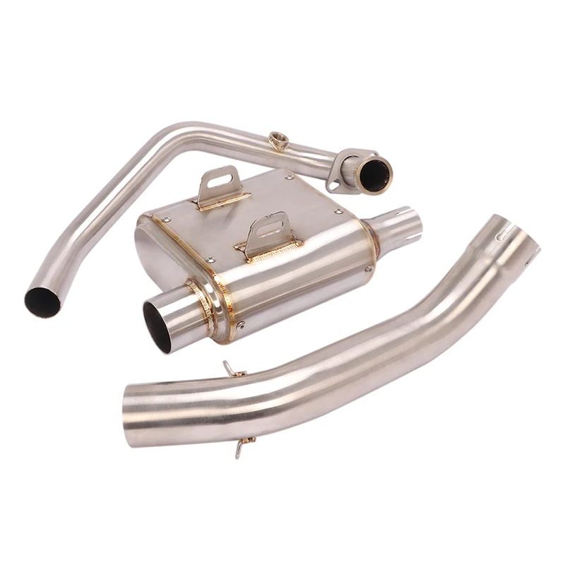 Motorcycle Exhaust System Escape Front Back Pressure Link Pipe Slip On For CFMOTO NK250 NK250SR 300NK NK300 300SS NK300SR NK 250