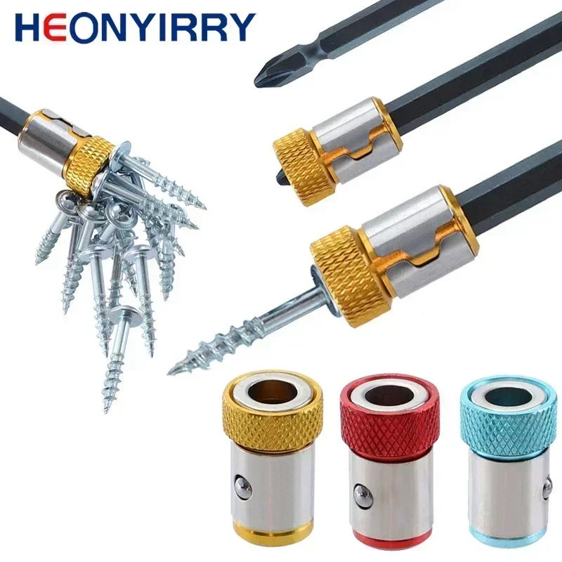 Universal Magnetic Ring Alloy Magnetic Ring Screwdriver Bits Anti-corrosion Strong Magnetizer Drill Bit Magnetic Ring