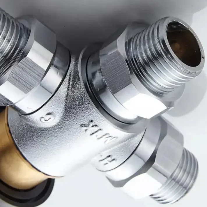 Thermostatic Mixing Valve With G1/2 Hot And Cold Water Inlets For Consistent Temperature Regulation Hot Cold Water Control