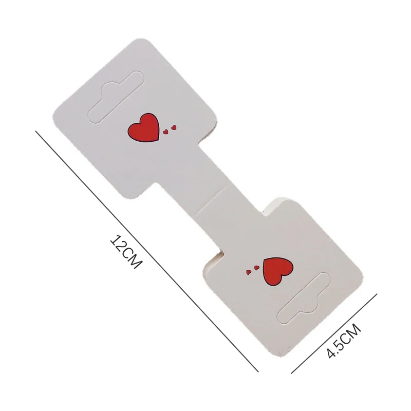50 Stück Einfache Herz-Verpackungskarten für Handgemachte Halsketten, Armbänder, Stirnbänder, Haarbänder, Displaykarten, Einzelhandels-Hängeetiketten – Detail 6