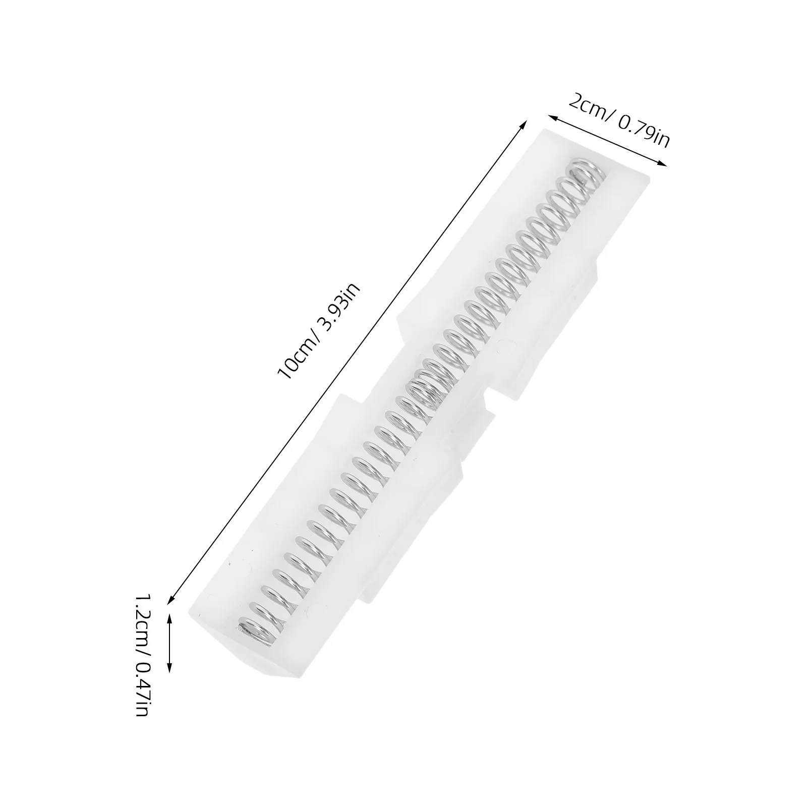 4Pcs Closet Sliding Track Guide Heavy-Duty ABS Bi-Fold Door Spring-Loaded Folding Door Rail System for Wardrobe Pantry Doors