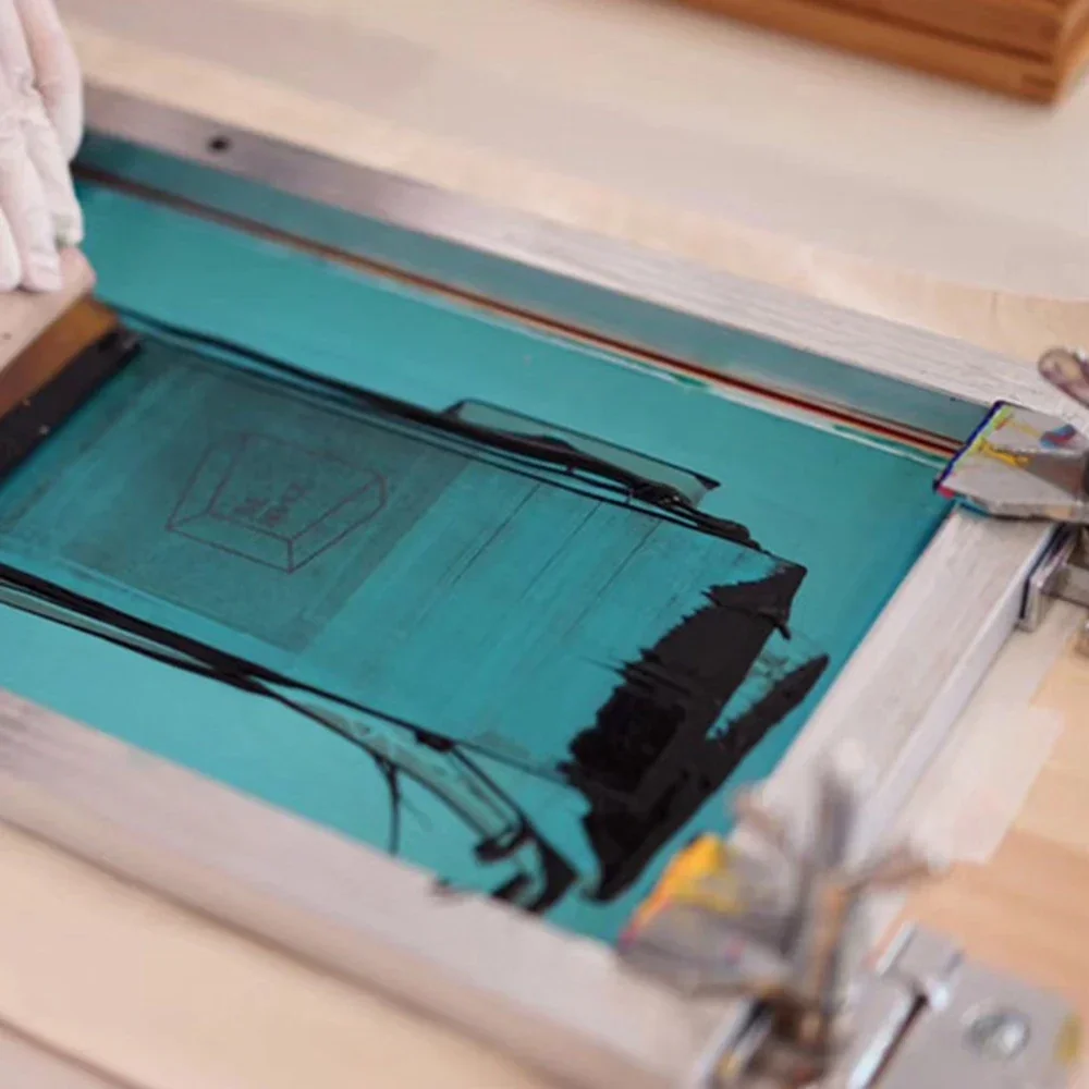 A3 Screen Printing Kit Aluminum Frame+Hinge Clamp+Emulsion Silk Coater+squeegee Screen Printing Set Tool Parts