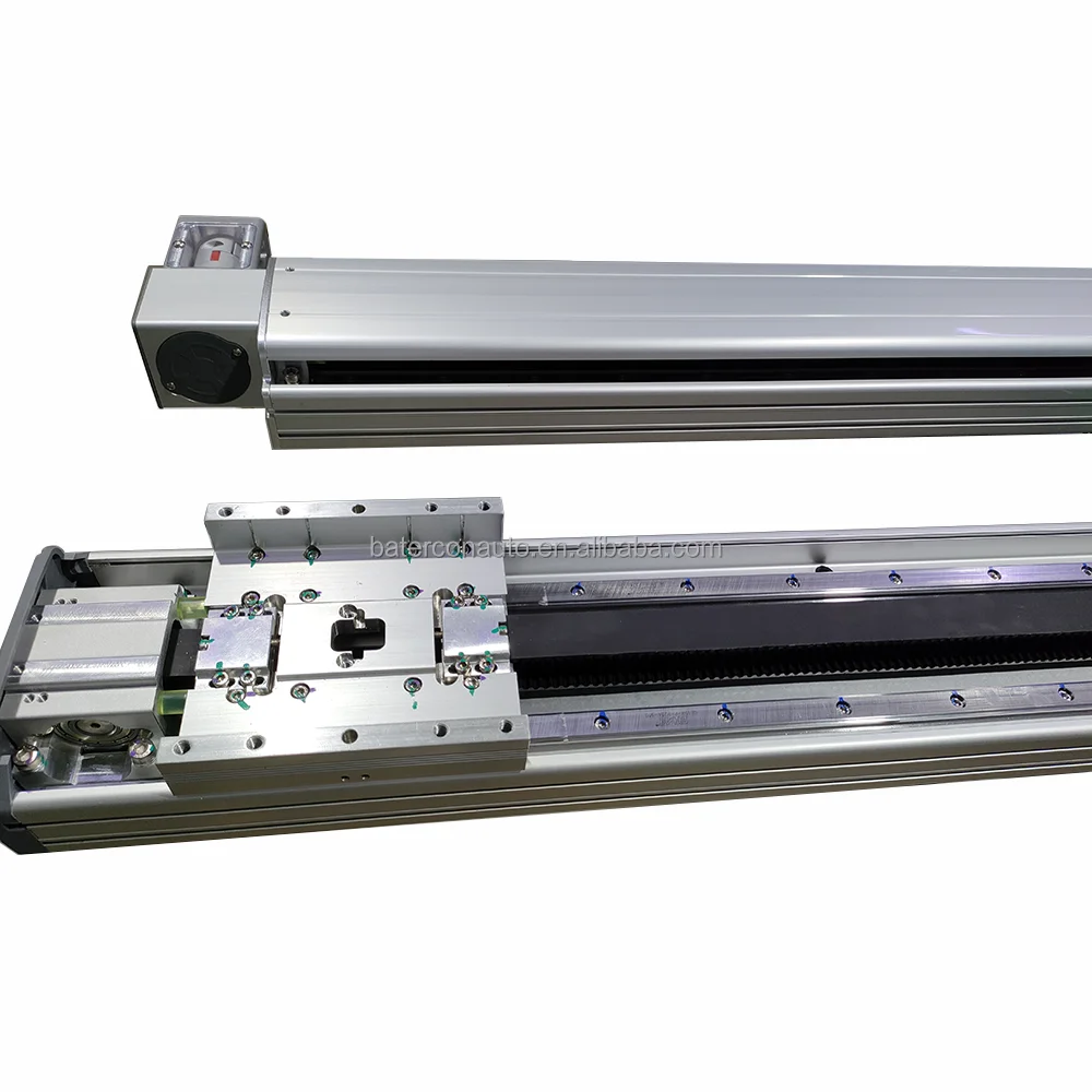 Customized Batercon Brand Linear Motion Elements 2 Axis Gantry Sliding Table Aluminum Linear Slides Belt Drive 400W Motor