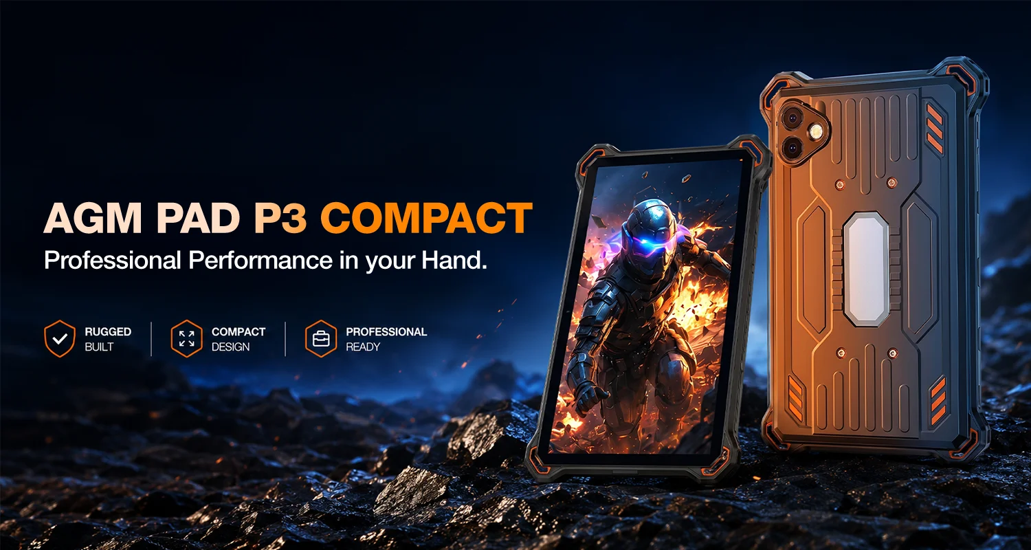 AGM PAD P3 Robustes Tablet 8,68" Android 16 7200mAh Akku 120Hz 6GB RAM 128GB Speicher Pad PC 4G Tablet Globale Version Tablet – Detail 1