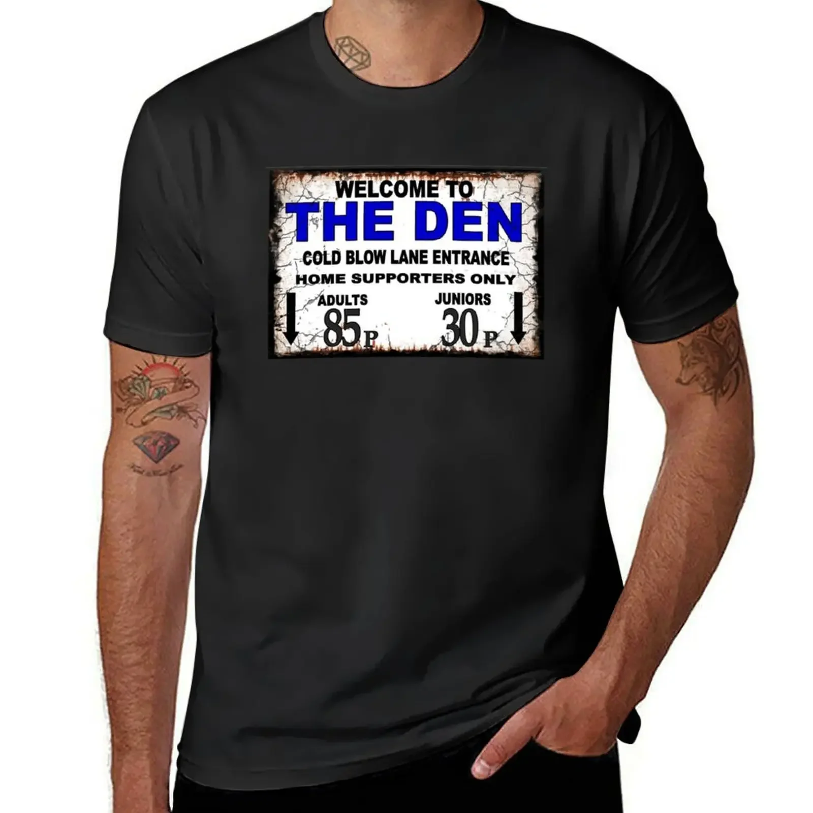 The Old Den entrance plate T-Shirt street wear Blouse customs design your own designer t shirt men