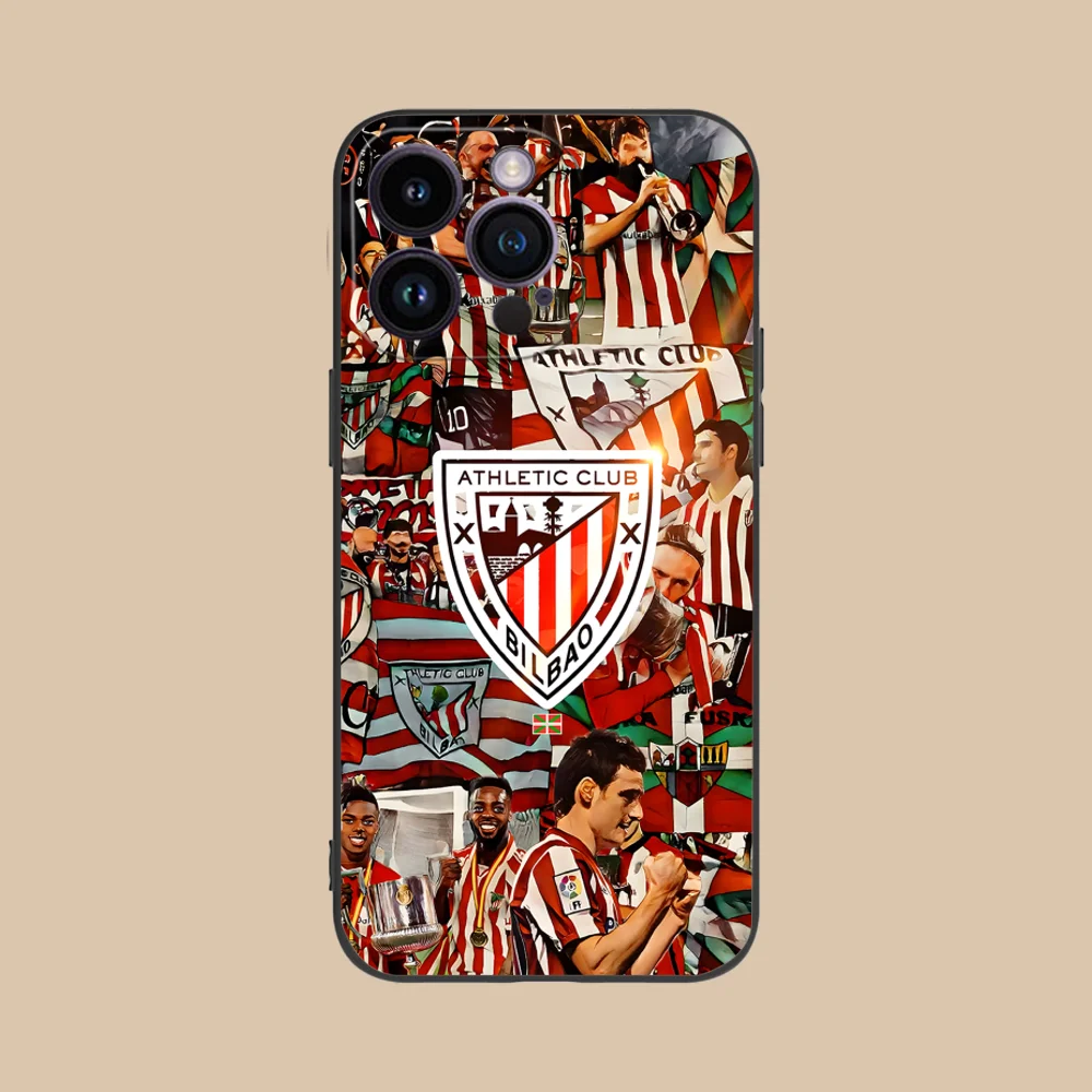 携帯 B-ビルバオ電話ケース iPhone 16 15 14 13 12 11 X XR XS 8 7 プロマックスプラスミニ黒携帯電話スマートフォンカバー