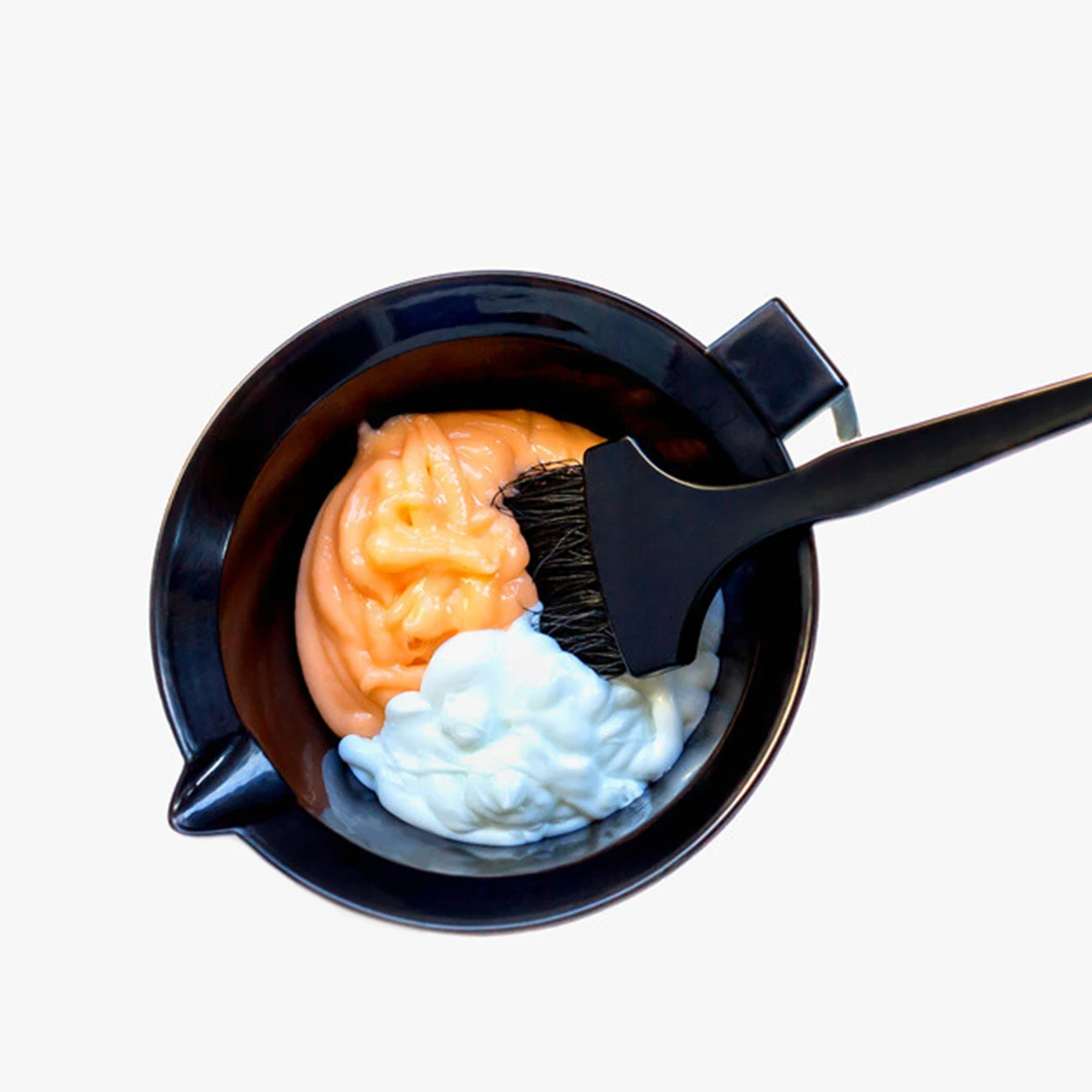 

4pcs Bowl Plastic Tint Mixing Bowls Hair Dye Bowl For Salon Salon Use Reusable Washable Beauty Tools Hair Color