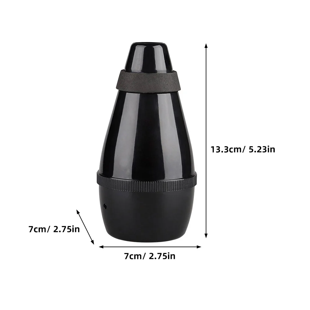2pcs Trumpet Plastic Straight Mute For Beginners Practice Mute Instrument Accessories Trumpet Supplies Muffler Replacement