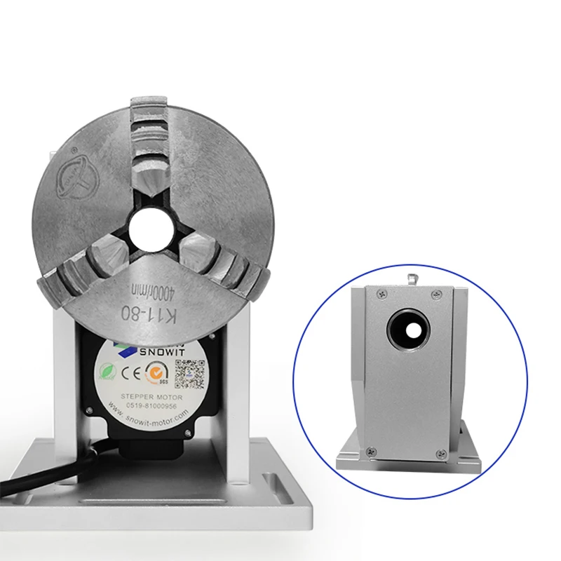 With Deceleration Rotary shaft SD80 Through-hole Rotary Fixture Anti-shake Rotary Table Marking machine Rotary Table