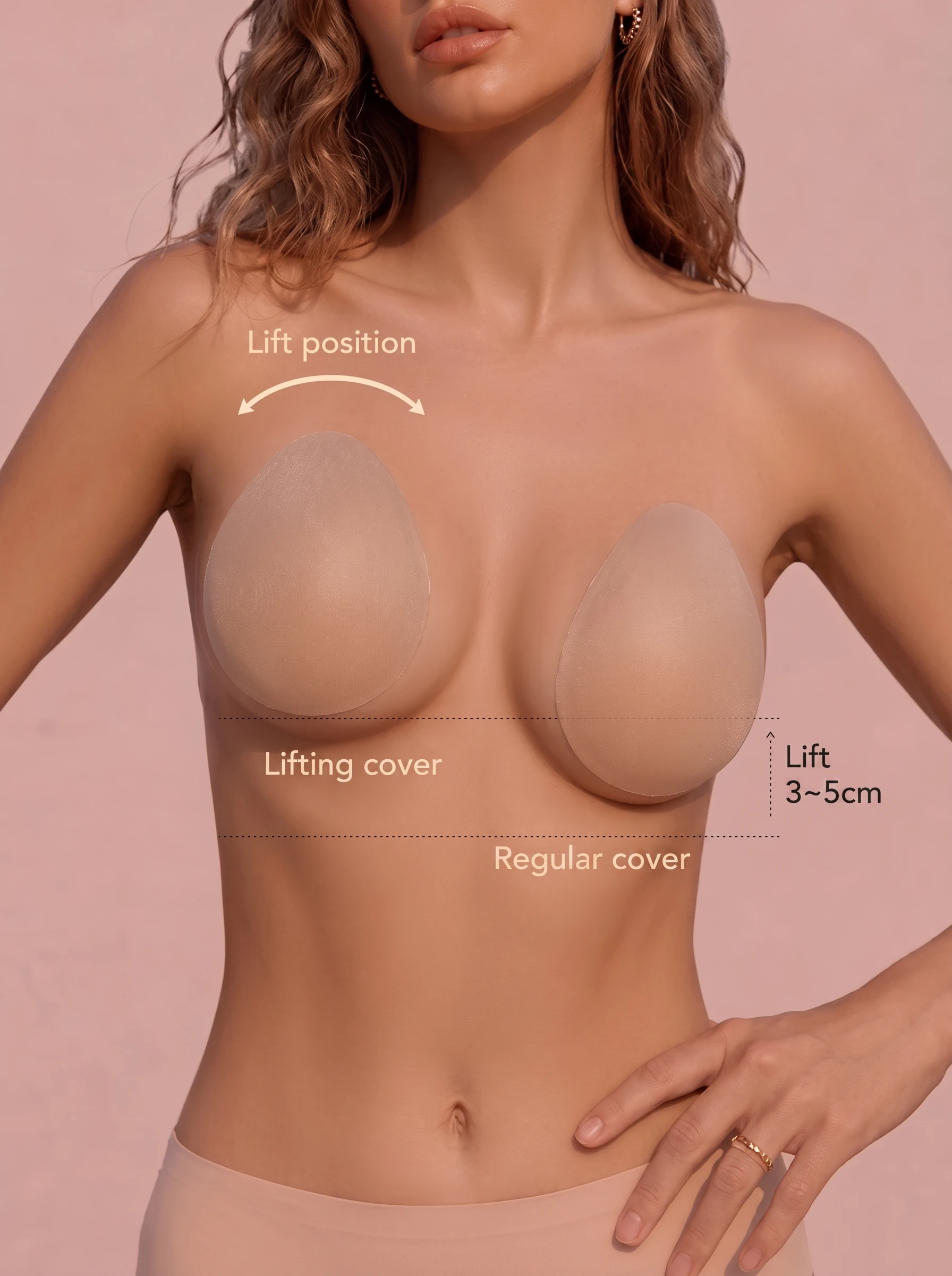 DOONUTS, Penutup Puting yang D - Strapless Bra Backless ulasan dan harga