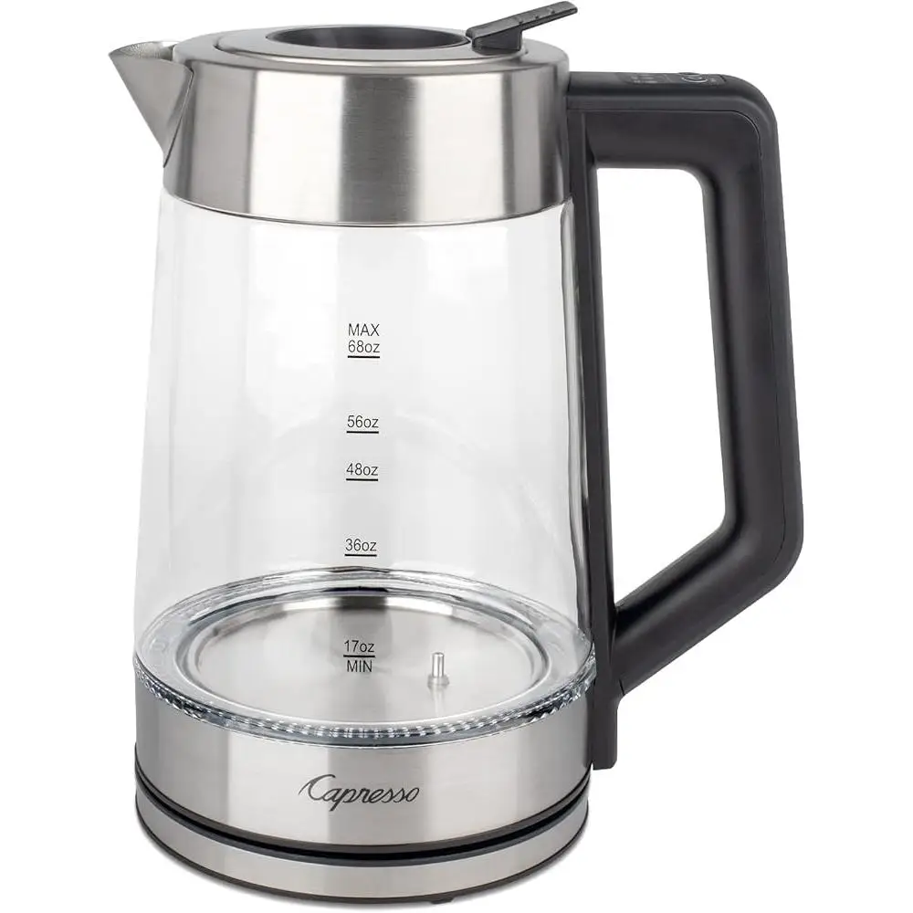 غلاية كهربائية 2L سريعة الغليان 5 إعدادات لدرجة الحرارة مؤشر LED غطاء صب مباشر سخان مياه الفولاذ المقاوم للصدأ الشاي القهوة المشروب