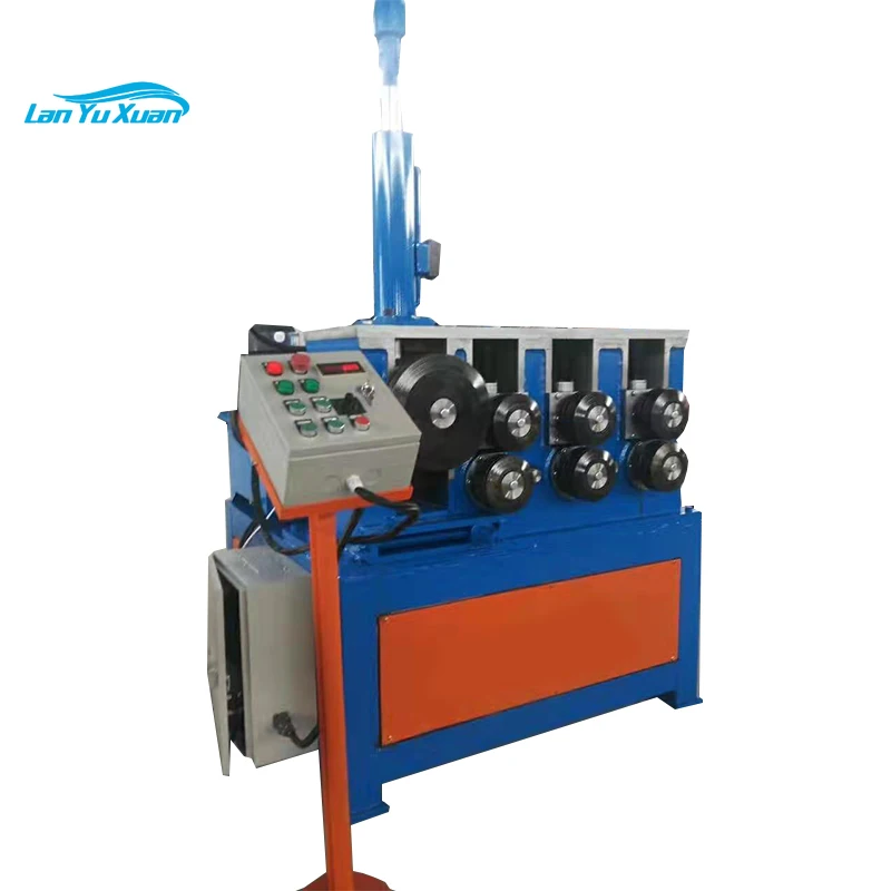 Spiral cold press forming machine Widely applicable to boiler cooling coils, heat exchanger cooling coils