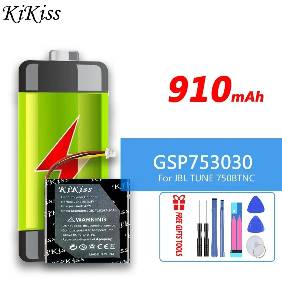 GSP753030 910mAh KiKiss Portable Battery For JBL TUNE 750BTNC