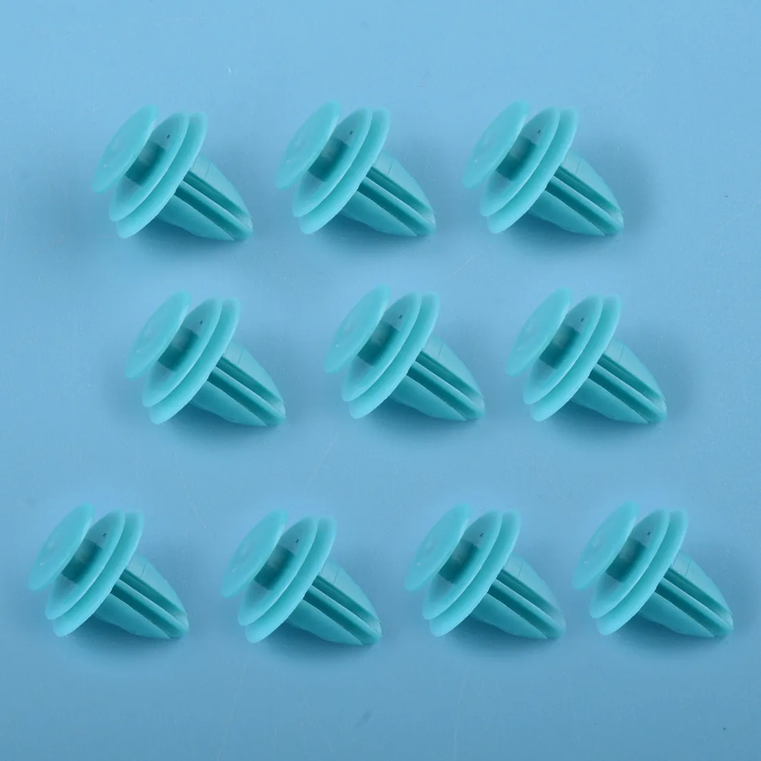 50Pcs Push Type Clip Retainer Fastener Rivet for Car Fender Door Trim Panel