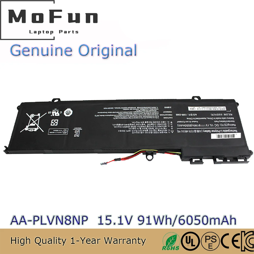 

Оригинальный аккумулятор для ноутбука AA-PLVN8NP 15,1 В 91 Втч для Samsung ATIV Book 8 NP770Z5E NP780Z5E 870Z5G 880Z5E