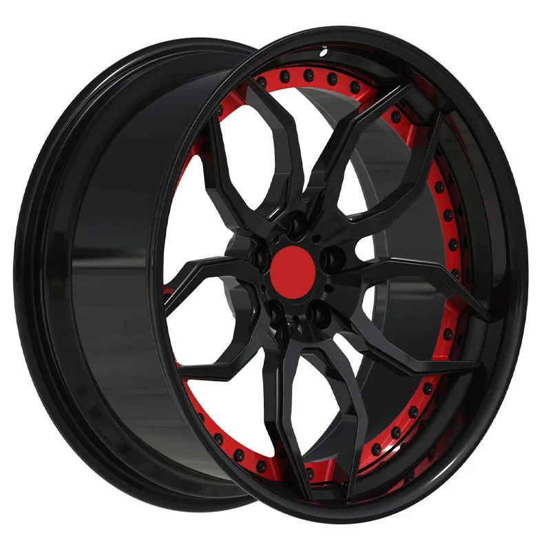 Customized Luxury Monoblock 2 Piece Forged Alloy Wheels For High End Forged WHEELs Racing Cars