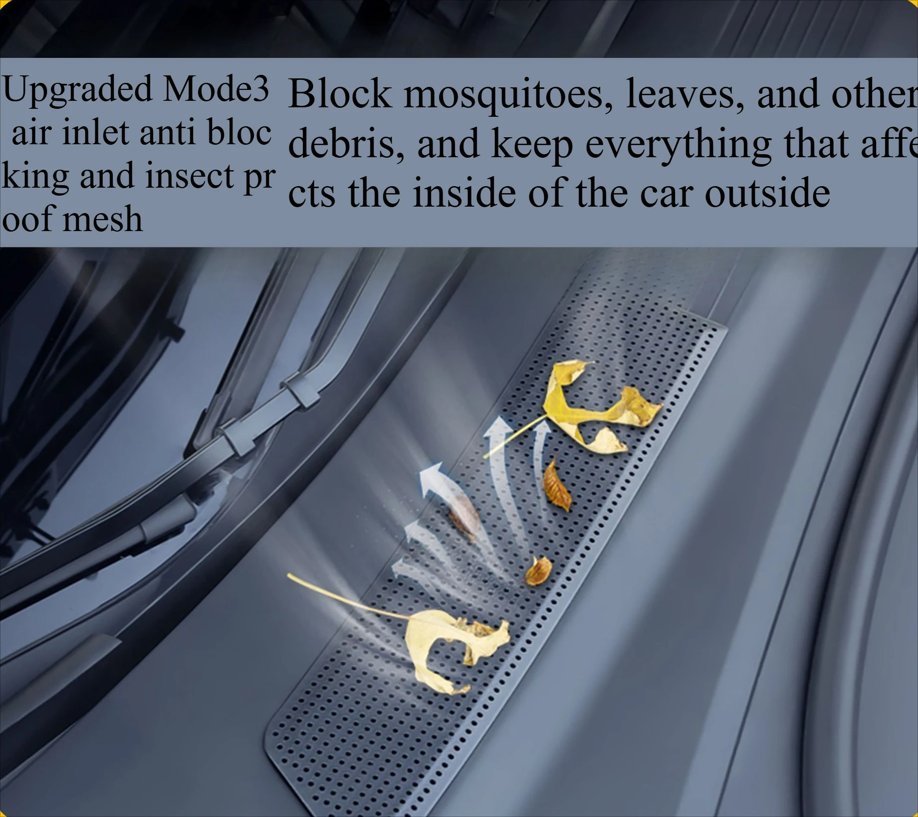 

Подходит для Tesla Refreshed Model 3/Y, впускная решетка кондиционера, защитная крышка, сердечник фильтра, сетка с защитой от насекомых, аксессуар