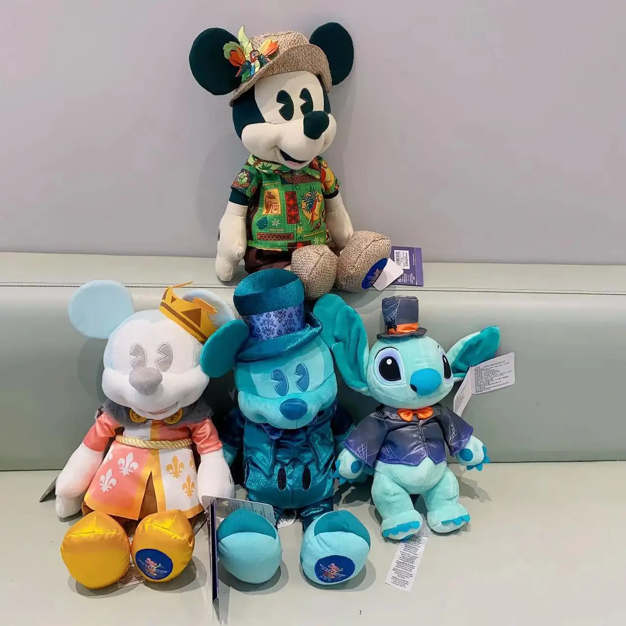 42-50cm Disney Anime Dolls Large Size Mickey Mouse Anniversary Dolls Peluche Toys Anime Figure Stuffed Animals Children Gifts