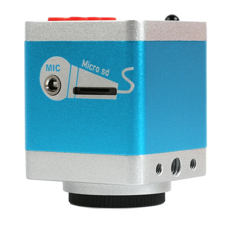 60MP Industrial Lab Microscope Video Camera HDMI 4K Type-c 1080P MIC Recording Electronic Camera For Phone Repair PCB Soldering