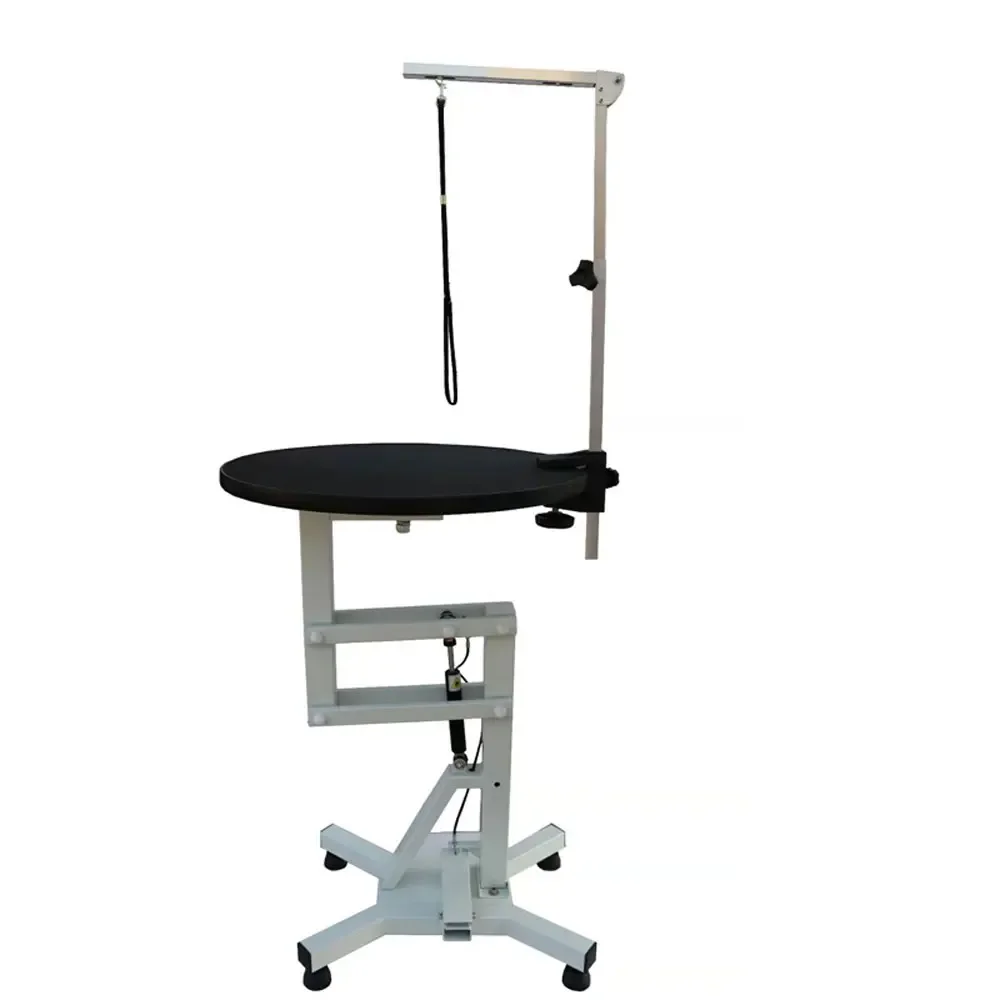 60cm Pet Air Pressure Grooming Table Hair Trimming Shape Pneumatic Lift Rotary Shearing Cat And Dog Grooming Table