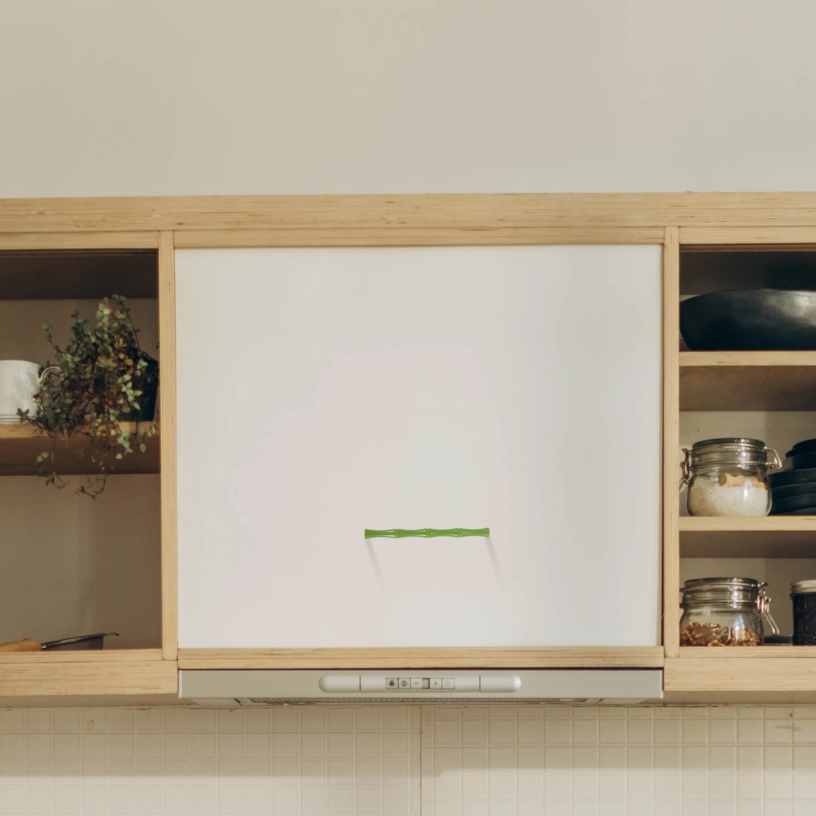 

2pcs Bamboo Shaped Cabinet Handles Zinc Alloy Drawer Pulls Ergonomic For Wardrobe Cupboard Wine Cabinet Decorative