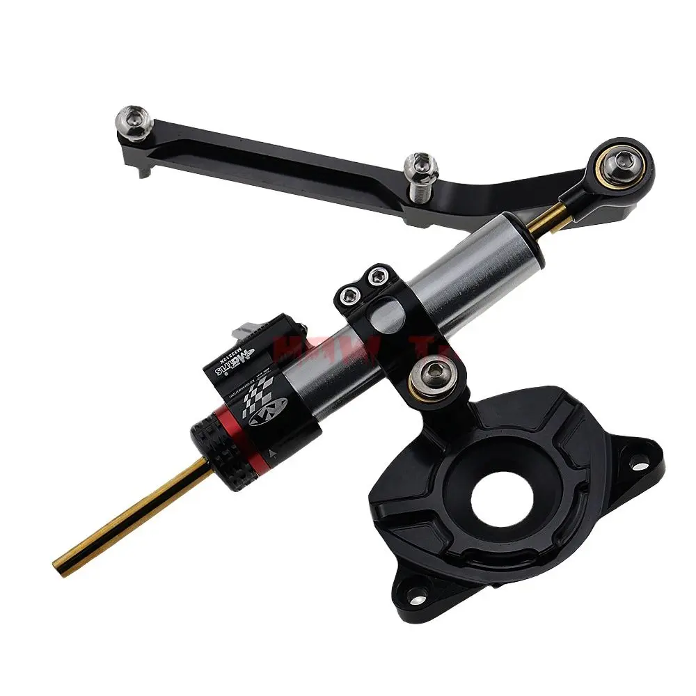 

CNC Adjustable Motorcycle Linear Reversed Steering Damper with Bracket Support for Kawasaki Z1000 Z 1000 2014-2017 2016 2015