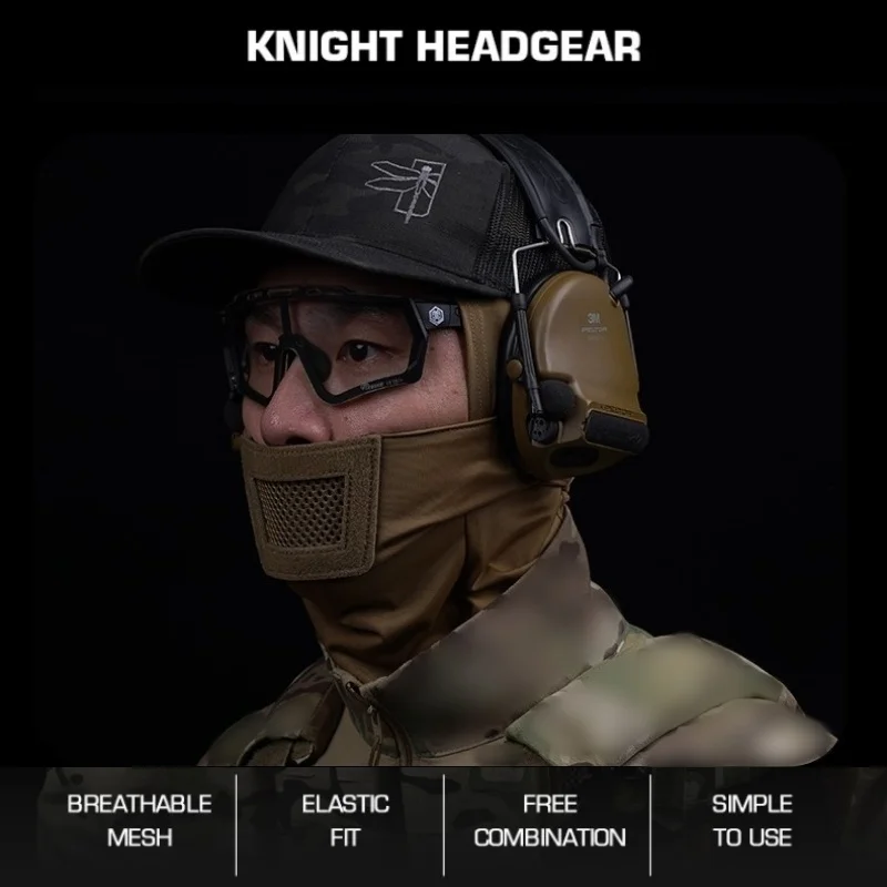 

Tactical Knight Headgear Mask | Windproof & UV Protection | Hunting Clothing Accessories