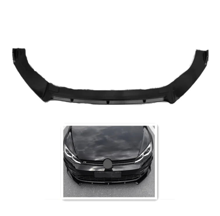 

Automotive Parts 3PCS Style Front Bumper Lip For Volkswagen VW Golf 7 Car Bumper Front Lip 2014-2019