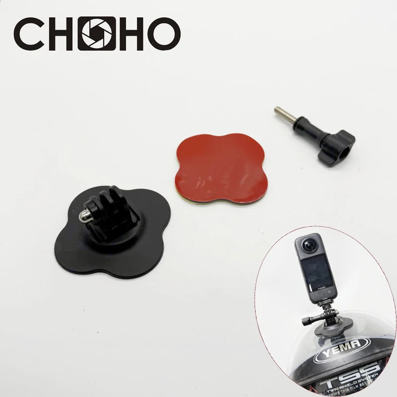 For Gopro Accessories Base Helmet Mount Riding Head Vlog Sticker for Go Pro hero 11 12 13 DJI OSMO Action5 3 Camera Insta360 X4