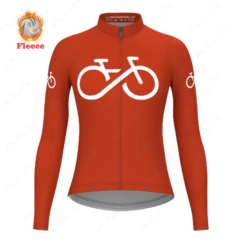 2023 Winter Warm Fleece Cycling Jersey Women Fashion Bike Clothes Mountain Outdoor Triathlon Wear Bicycle Jacket Ropa Ciclismo