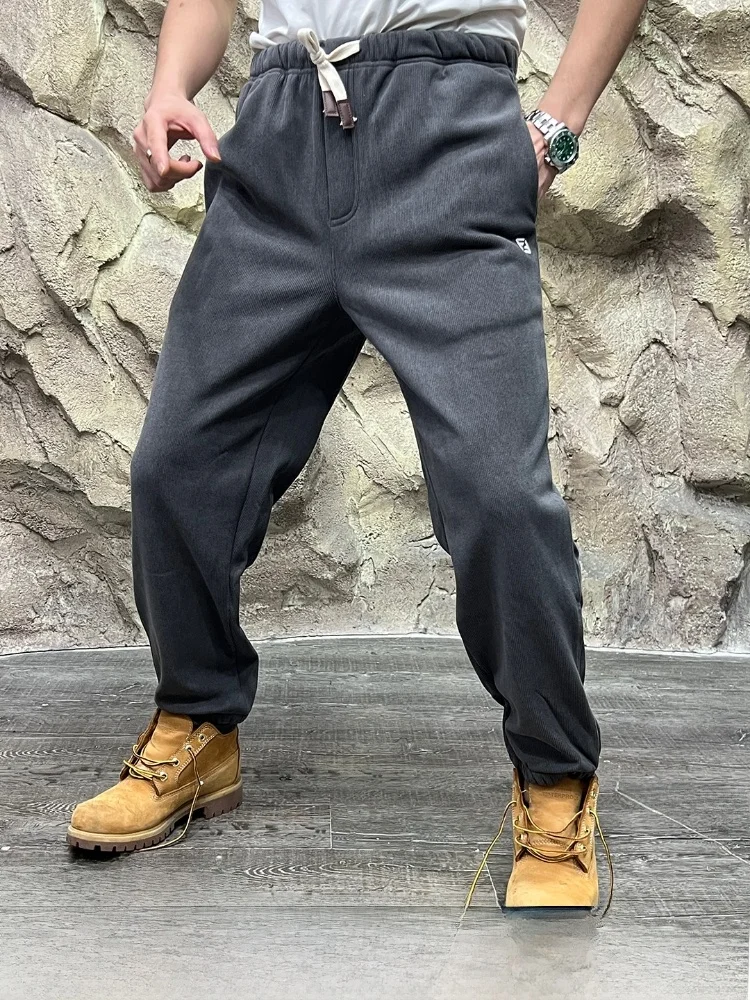 

Couples Corduroy Casual Pants Outdoor Faionable All-Match Long Trousers Men's Women's Autumn Winter New Arrival Polyester F...