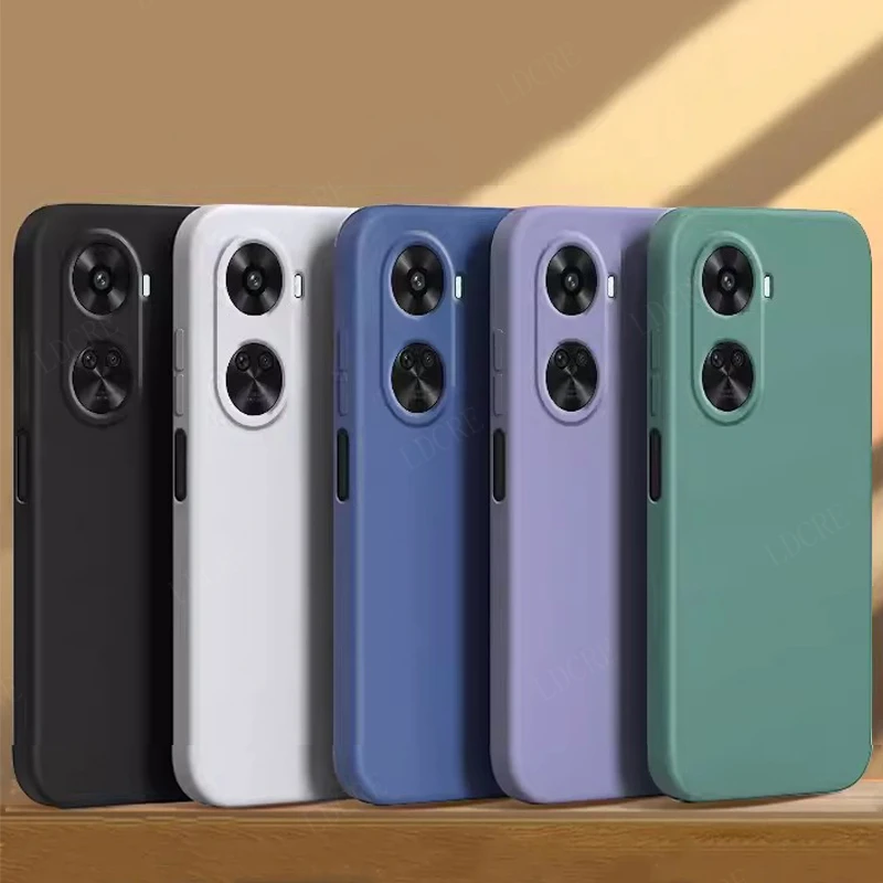 Untuk penutup Huawei Nova 12 SE casing untuk Nova 12 SE Capas tahan guncangan asli kembali silikon TPU lunak casing Huawei Nova 12 SE