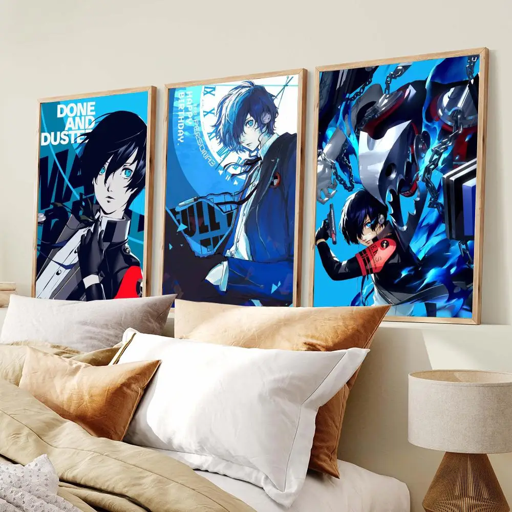 Popular JRPG Game P-Persona 3 Reload Poster Modern Minimalist Wall Art Prints Poster Home Decor Interior Bedroom Living Room