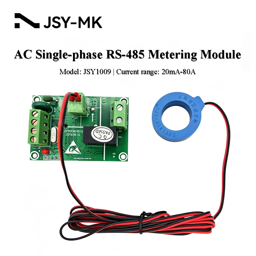 Original Factory Manufacturer JSY1009 20mA-80A RS485 Modbus-RTU Single Phase Power Energy Meter Module