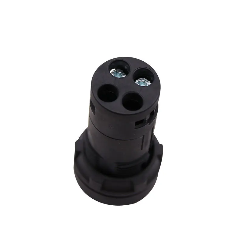 Fotografia 6: XB7-EA31 & XB7-EA42 Empurre Botton Switch Cabeça Plana Verde Vermelha Reset Plástico Integrado Botão Abertura 22mm