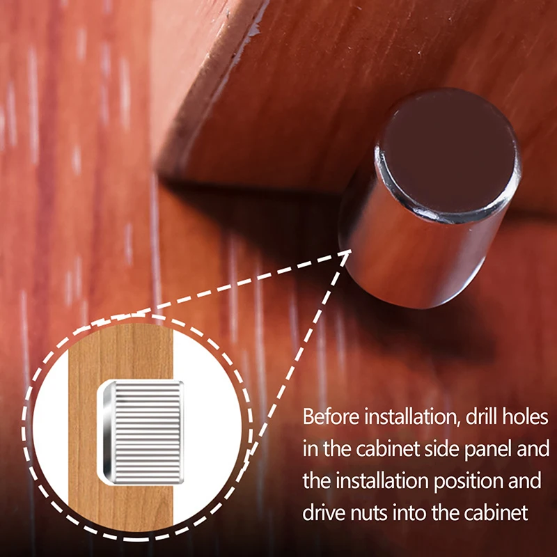 10pcs Active Layer Board Support Particle Partition Nail Wardrobe Cabinet Shoe Cabinet Wood Board Fixed Bracket Nail