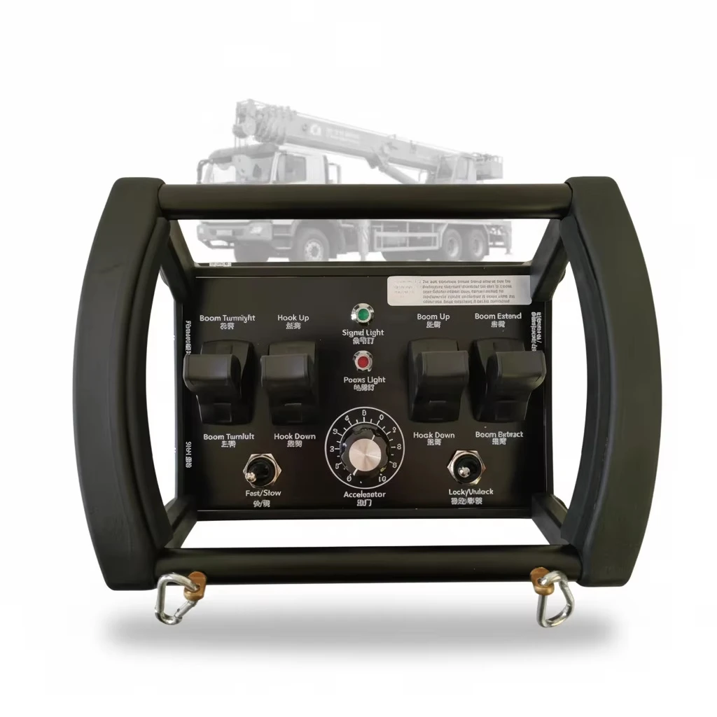 Universal 4-Actuator Proportional Remote Industrial Hydraulic Joystick 433MHz 500m Control Distance IP68 Waterproof Metal 4