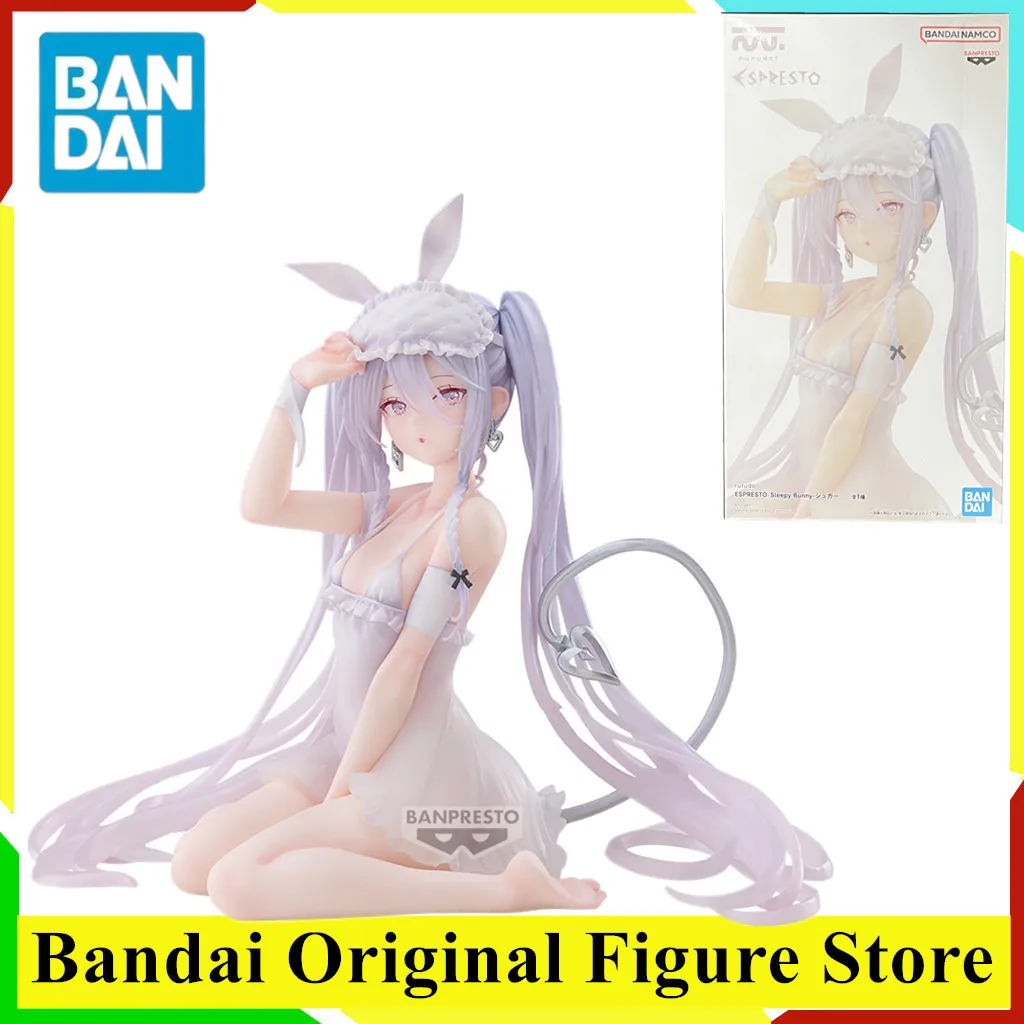 

Original BANDAI Rurudo ESPRESTO Sleepy Bunny Su Jia Action Figure Toys Genuine BANPRETO PVC Model Collection Doll