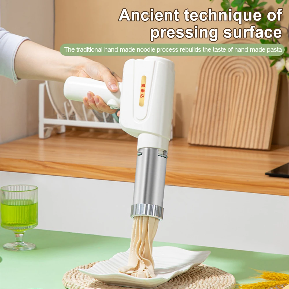 

Автоматическая машина для изготовления макаронных изделий, ручная электрическая машина для изготовления лапши, 5-в-1, беспроводная портативная машина для приготовления лапши-спагетти