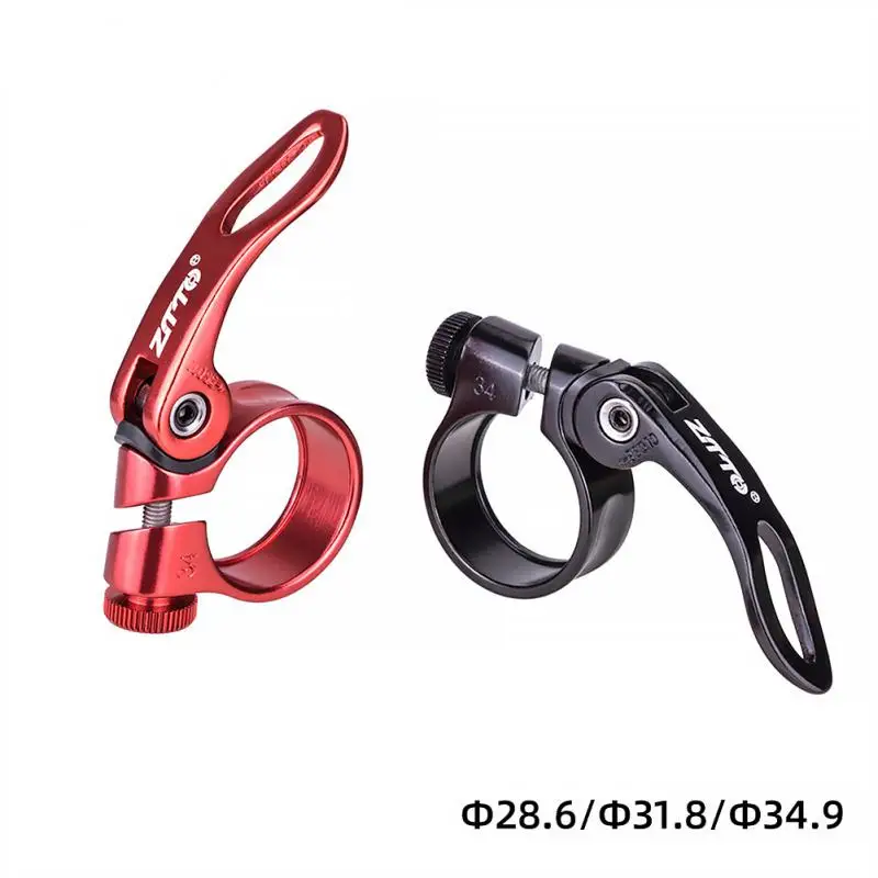 28.6/31.8/34.9mm Bicycle Seatposts Clamps Mountain Bike Seat Posts Clamp Clips Quick Release Aluminum Alloy Seat Tube Clamp