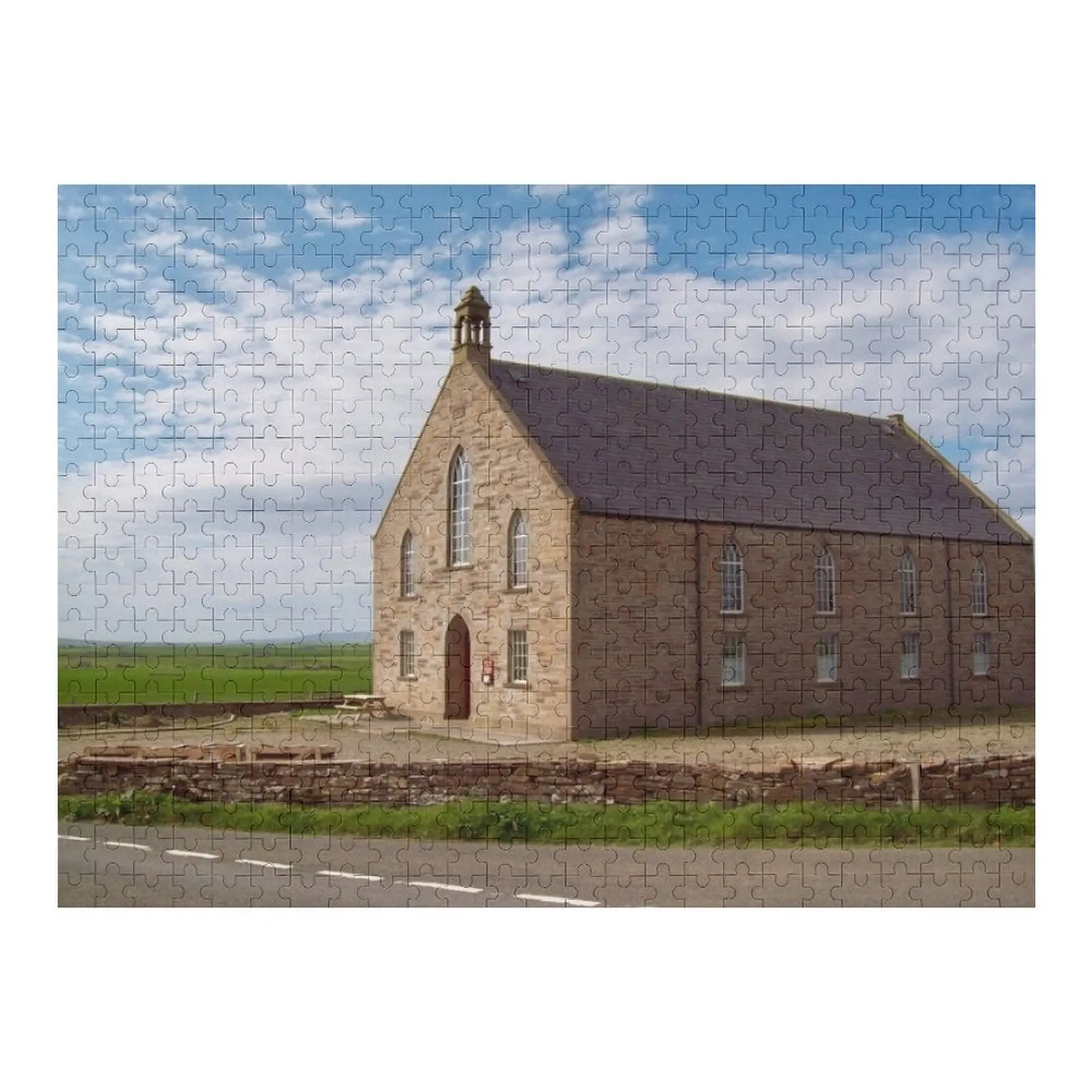 

Twatt Kirk, Birsay, Orkney, UK Jigsaw Puzzle Wooden Boxes Personalized Baby Toy Personalized Gifts Puzzle